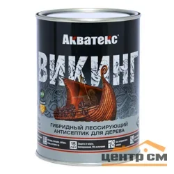 Антисептик лессирующий Акватекс ВИКИНГ для дерева орех 0,75 л