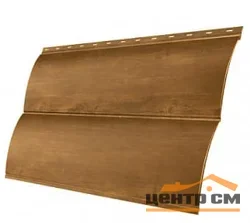 М/сайдинг Блок-Хаус новый (GL) Принт Элит Nutwood (Орех) толщина 0,45мм, размер 0,361*0.61 м.п.