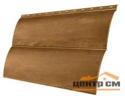 М/сайдинг Блок-Хаус новый (GL) Принт Элит Nutwood (Орех) толщина 0,45мм, размер 0,361*2.59 м.п.