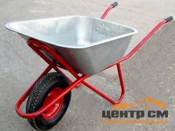 Тачка строительная одноколесная Variant, вместимость 110л, грузоподъемность 180кг, пневматическое колесо: 4.80/4.00-8