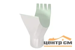 Воронка желоба Optima, 125/90 мм, цинк