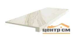 Керамогранит COLISEUM GRES ТРЕВИ УАЙТ ступень фронт. 33x90