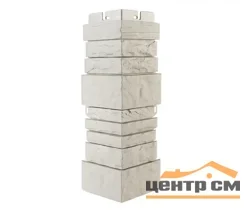 Наружный угол "Шотландия Эко" кремовый 450х160х35мм (Цоколь Альтапрофиль)