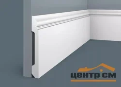 Плинтус COSCA PX006, 138х18, 2000мм, экополимер