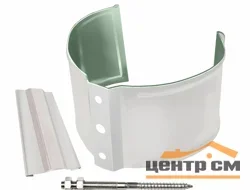 ST Кронштейн трубы на кирпич, 125/90мм RAL 9003