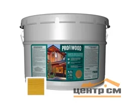 Защитно-декоративное покрытие для древесины EMPILS PROFIWOOD калужница 8 кг