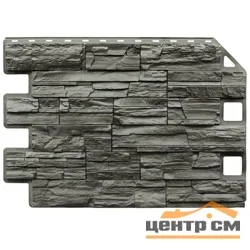 Панель фасадная Royal Stone Скалистый камень, цвет Квебек 0,905*0,62 м (S=0.5611м2)