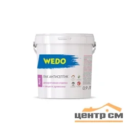 Лак-антисептик акриловый WEDO PA 10 орех 0,9л