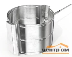 Крепление трубы Вегасток 100мм, саморез 8*120мм, цинк (ИУ)