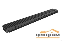 Комплект Gidrolica Light: лоток водоотводный ЛВ -10.11,5.5,5 - пластиковый с решеткой РВ- 10.11.50 пластиковой ячеистой, кл. A15, арт. 08091