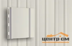 Сайдинг GL вертикальный S6,3 белый 0,16х3м S=0,48м2
