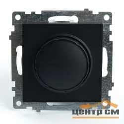 Выключатель диммирующий СП STEKKER Катрин TRIAC (механизм) 250В, 500W черный (GLS10-7106-05)