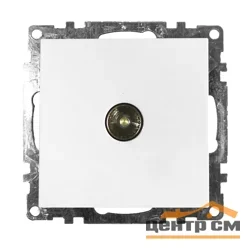 Розетка телевизионная 1-местная (механизм) СП STEKKER Катрин (GLS00-7108-01) белый