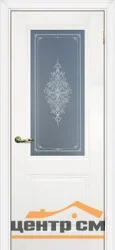 Дверь PROFILO PORTE ПСЦ-27 "Classic" стекло белый сатинат с рисунком, магнолия 60