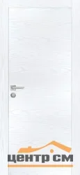 Дверь PROFILO PORTE ПХ-1 глухая, дуб арктик (AL кромка черная с 4-х сторон) 70