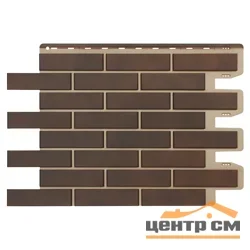 Панель фасадная Royal Stone Облицовочный кирпич, цвет Окленд 0,92*0,63 м (S=0.5796м2)