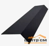 Планка карнизная Viking RAL 9005 (чёрный) (100*69) 0.5 мм, длина 2 метра