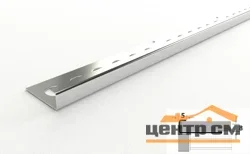 Профиль ЛУКА для кафеля К 8 внешний нержавеющая сталь 8мм полированный 2700 мм