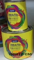 Эмаль ПФ-115 черная 10кг Opoki PRO
