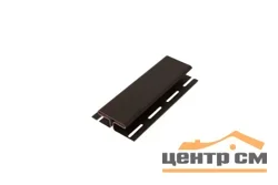 Н-профиль соединительный коричневый L=3м, акрил