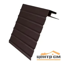 J- фаска (ветровая доска) коричневая,32х203мм, L=3м, акрил