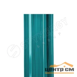 Штакетник металлический STYNERGY П-образный прямой 0.45 мм, PE RAL 5021 (голубая вода), ширина 110мм, длина 0.7 м.п.