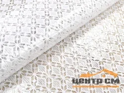 Клеенка ПВХ АРАБЕСКА без основы ажурная 1,37*20м мод. TOP-306W белая