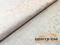 Клеенка ПВХ ЖАСМИН на тканевой основе 1,40*20м мод.ZG-8847B beige