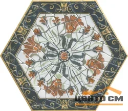 Декор KERAMA MARAZZI Парк Гуэля лаппатированный 29x33,4x0,8 арт.HGD\A381\SG2700L