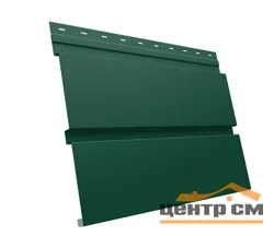 М/сайдинг Квадро брус (GL) Полиэстер RAL6005 (зелёный мох) толщина 0,45мм, размер 0,34*0.95 м.п. (в пленке)