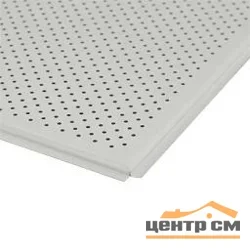 Кассета АЛБЕС AP 600 Line/Board белый матовый А903 Rus Эконом перф.F=1.5 мм (алюминий)