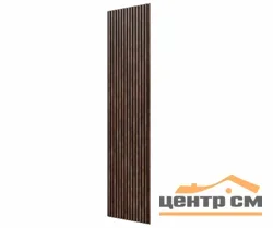 Панель CoSca decor черный войлок, 2750х600х19мм, рейки МДФ барон дуб темный