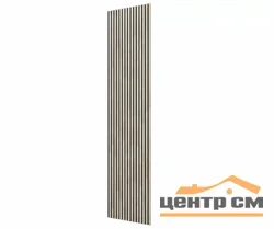 Панель CoSca decor черный войлок, 2750х600х19мм, рейки МДФ ясень кристалл