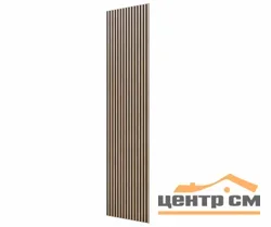 Панель CoSca decor черный войлок, 2750х600х19мм, рейки МДФ ясень тирамису