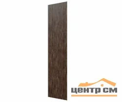 Панель CoSca decor черный войлок, 1200х600х19мм, рейки МДФ дуб старинный натуральный