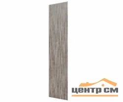 Панель CoSca decor черный войлок, 600х600х19мм, рейки МДФ дуб дымчатый