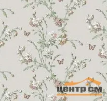 Обои BelVinil арт.10-1047-61 виниловые горячего тиснения на флизелиновой основе 1,06*10м Бабочки декор (эксклюзив)