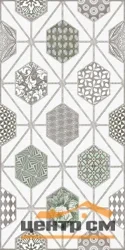 Плитка Azori Devore Light Geometria декор 31,5х63