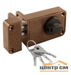 Замок накладной ЗН2-6 медь