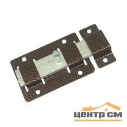 Задвижка дверная ЗД-02 (ПД) пол.медь