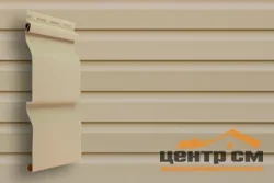 Сайдинг виниловый GL "Корабельный брус XL" бежевый 0,224х3,6м S=0,806м2