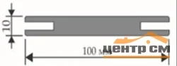 Добор ДВЕРИ РЕГИОНОВ телескопический ясень белый 100мм*10мм*2070мм, МДФ