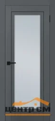 Дверь PROFILO PORTE ПСТ-35 стекло сатинат, темно-серый матовый 90
