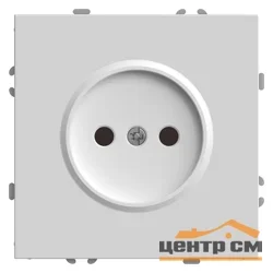 Розетка 1-местная (механизм) СП STEKKER Эмили, с защитной шторкой, без заземления 250В, 16А, (RST16-5109-01) белый фарфор, soft touch