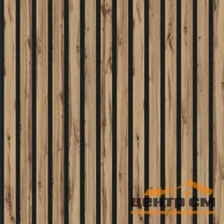 Панель стеновая акустическая STELLA Комфорт Базис Пекан 2780х600х9