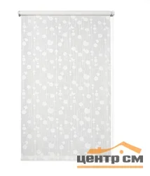 Штора рулонная "Ожерелье" белый 120*175см
