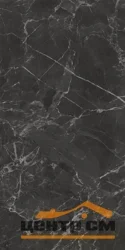 Плитка KERAMA MARAZZI Коррер чёрный глянцевый обрезной 30x60x0,9 арт.11280R