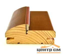 Стойка дверной коробки "Ульяновские двери" телескопическая М эмаль галечный серый (рал 7032) 75мм*38мм*2100мм