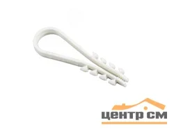 Дюбель-хомут для круглого кабеля 11-18 белый нейлон (уп 100шт) BUILDER