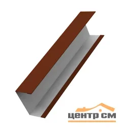 Забор-жалюзи крышка 65*40, Милан, Токио Полиэстер RAL 3009 (оксидно-красный), 0.45 мм, длина 2,5м